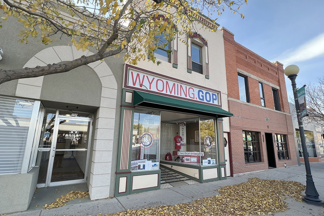 The headquarters of the Wyoming Republican Party in downtown Cheyenne.