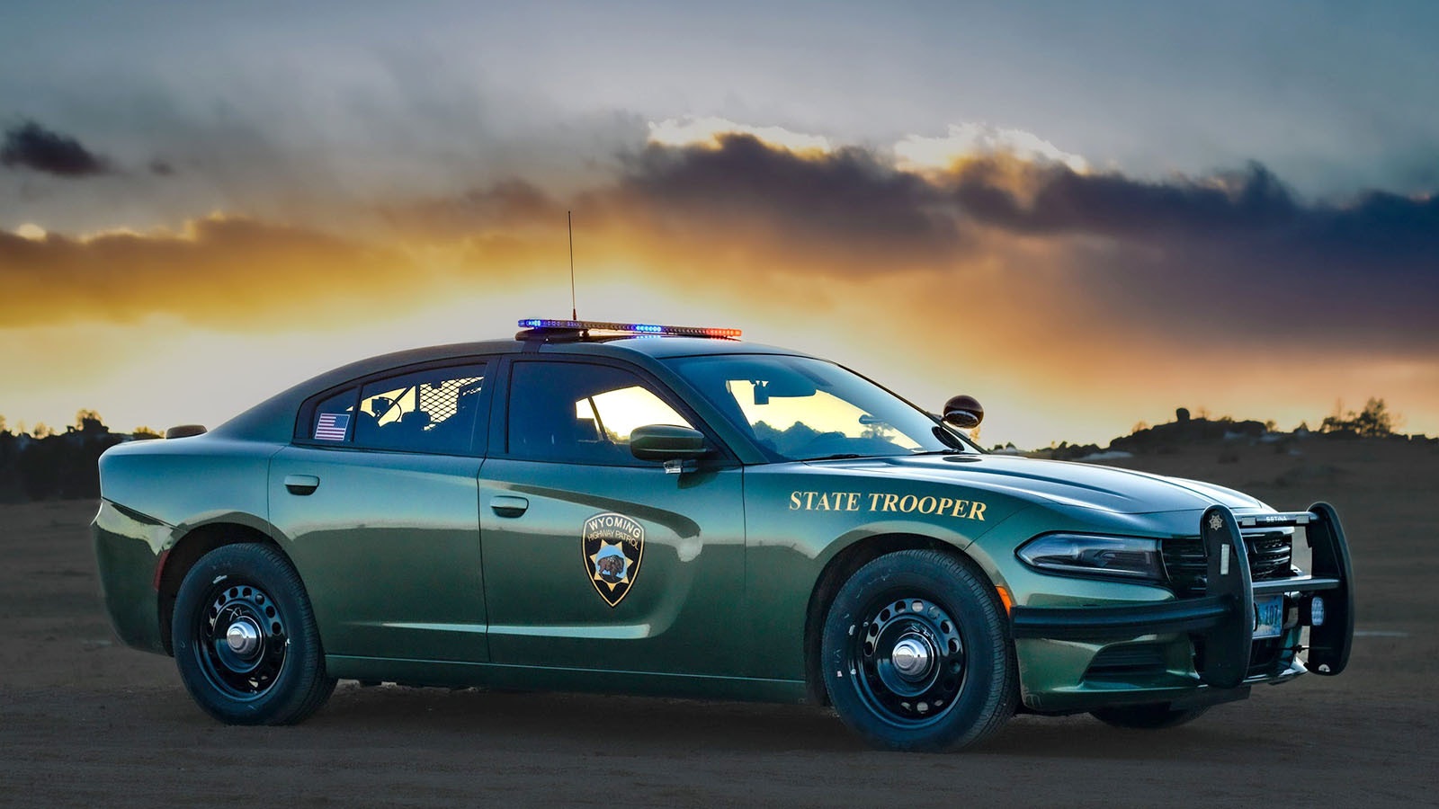 Wyoming Highway Patrol’s 2023 entry in the annual best-looking cruiser contest.