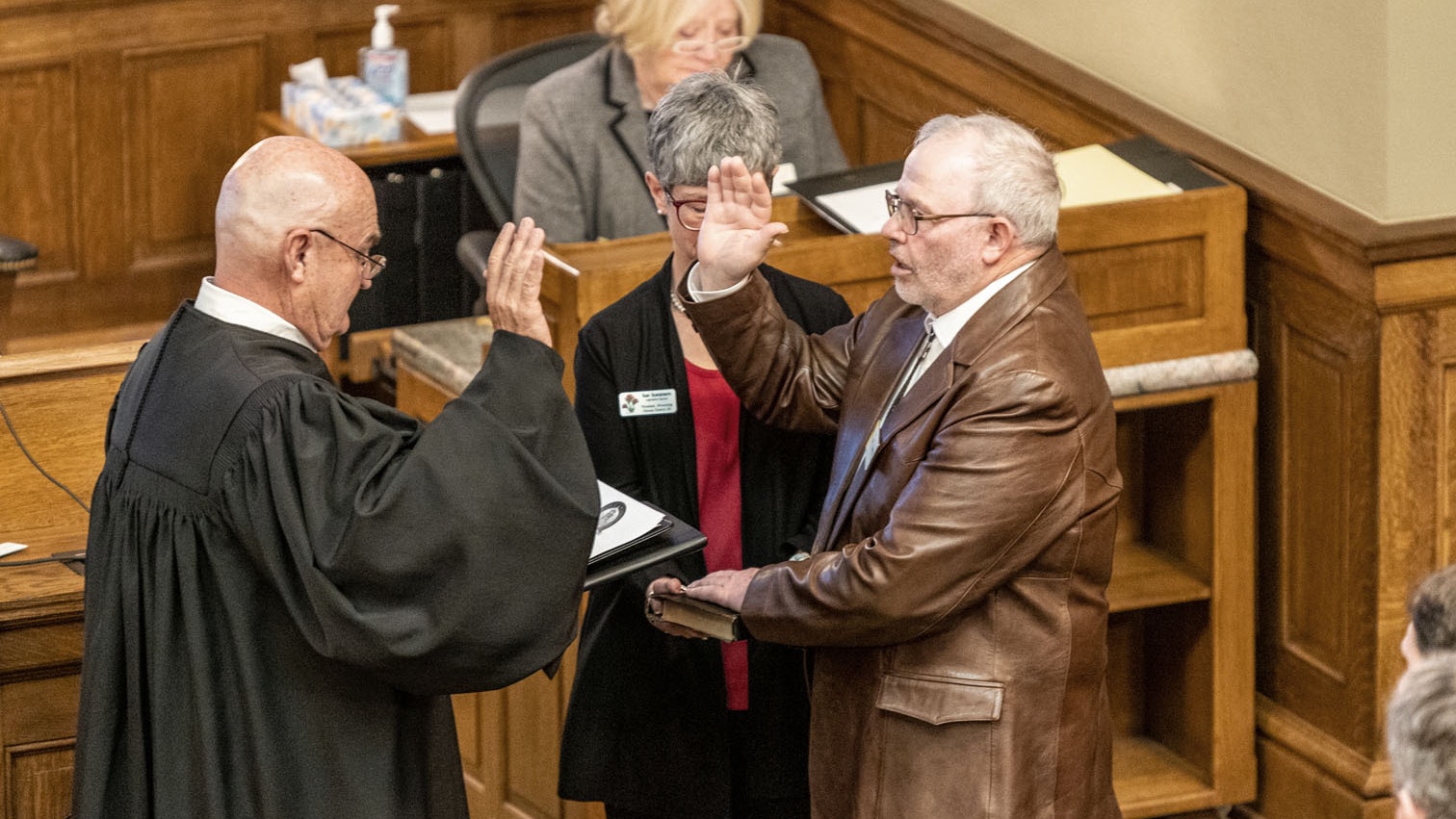 Wyoming House Albert Sommers sworn in 1 10 23