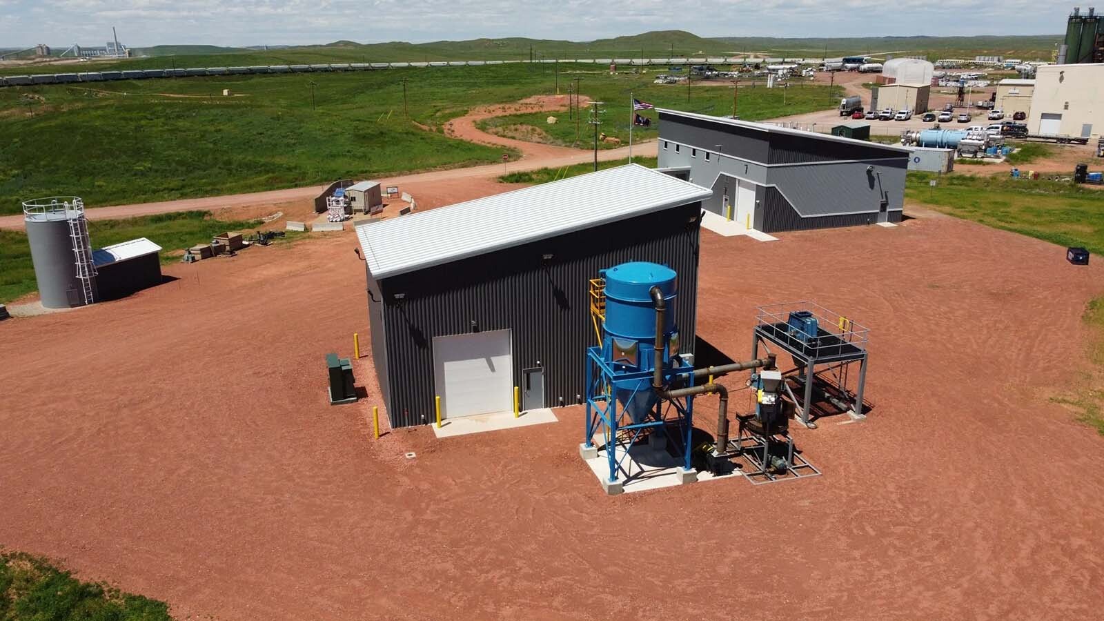 The Wyoming Innovation Center is on approximately 9.5 acres on two lots at Fort Union Industrial Park in Gillette and will consist of three main components: Main building with offices and labs; material processing building; open air pilot pads for development of innovative processes. The main building pictured below, with offices and labs, is 4,070 square feet.