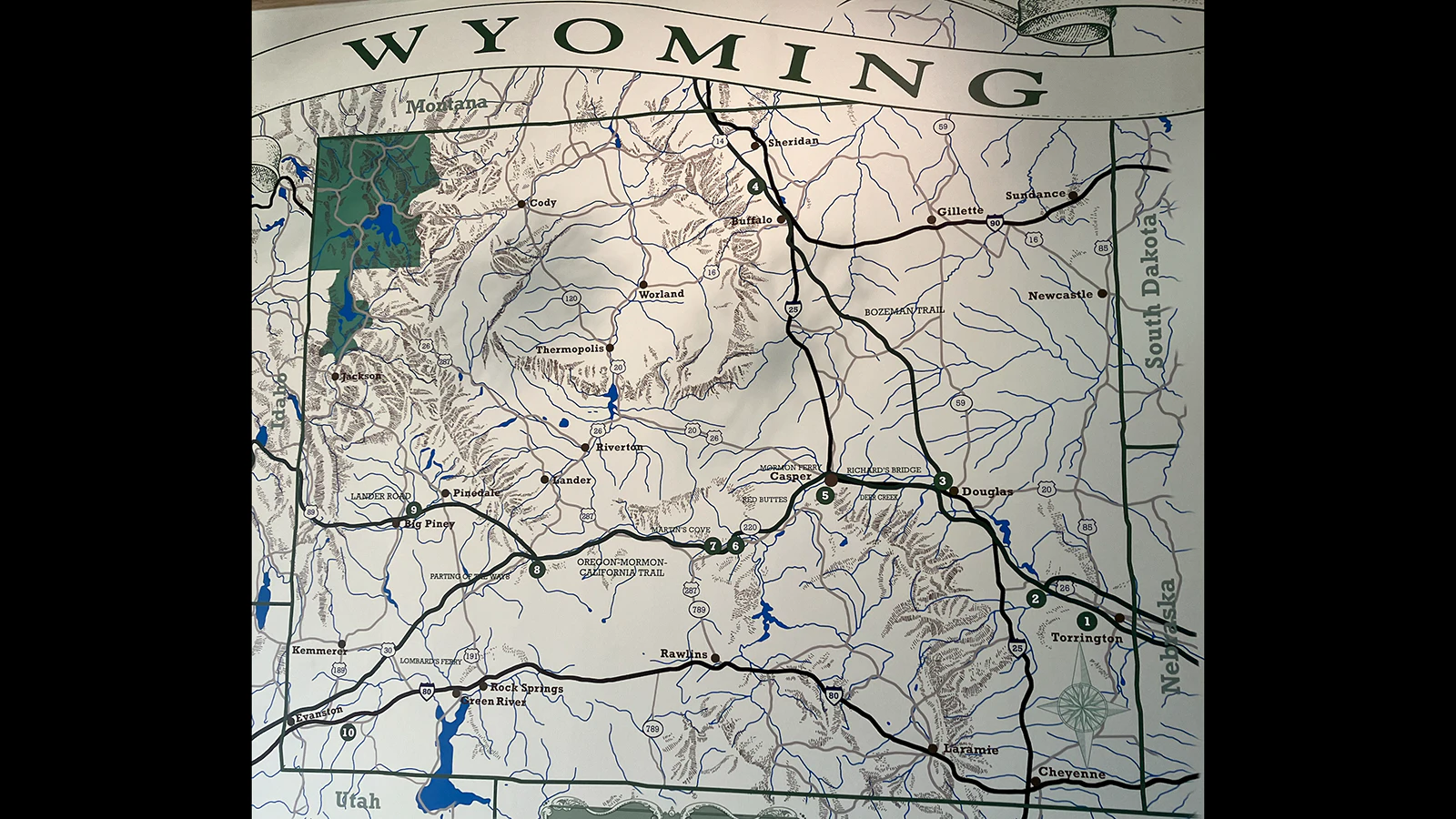 Chief Red Cloud, along with his son Jack, and 50 others traveled to Wyoming in June 1894 to see the Shoshone and hunt. He was arrested both going to the Wind River Indian Reservation and returning to Casper for taking game out of season.