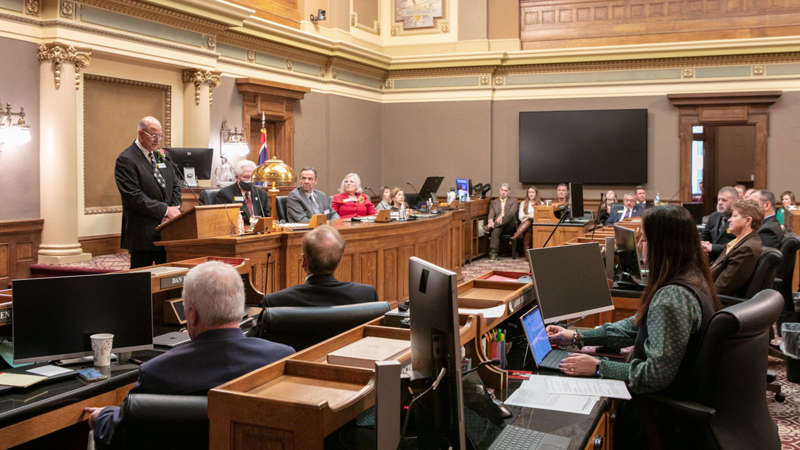 Wyoming Senate Driskill on first day 1 10 23