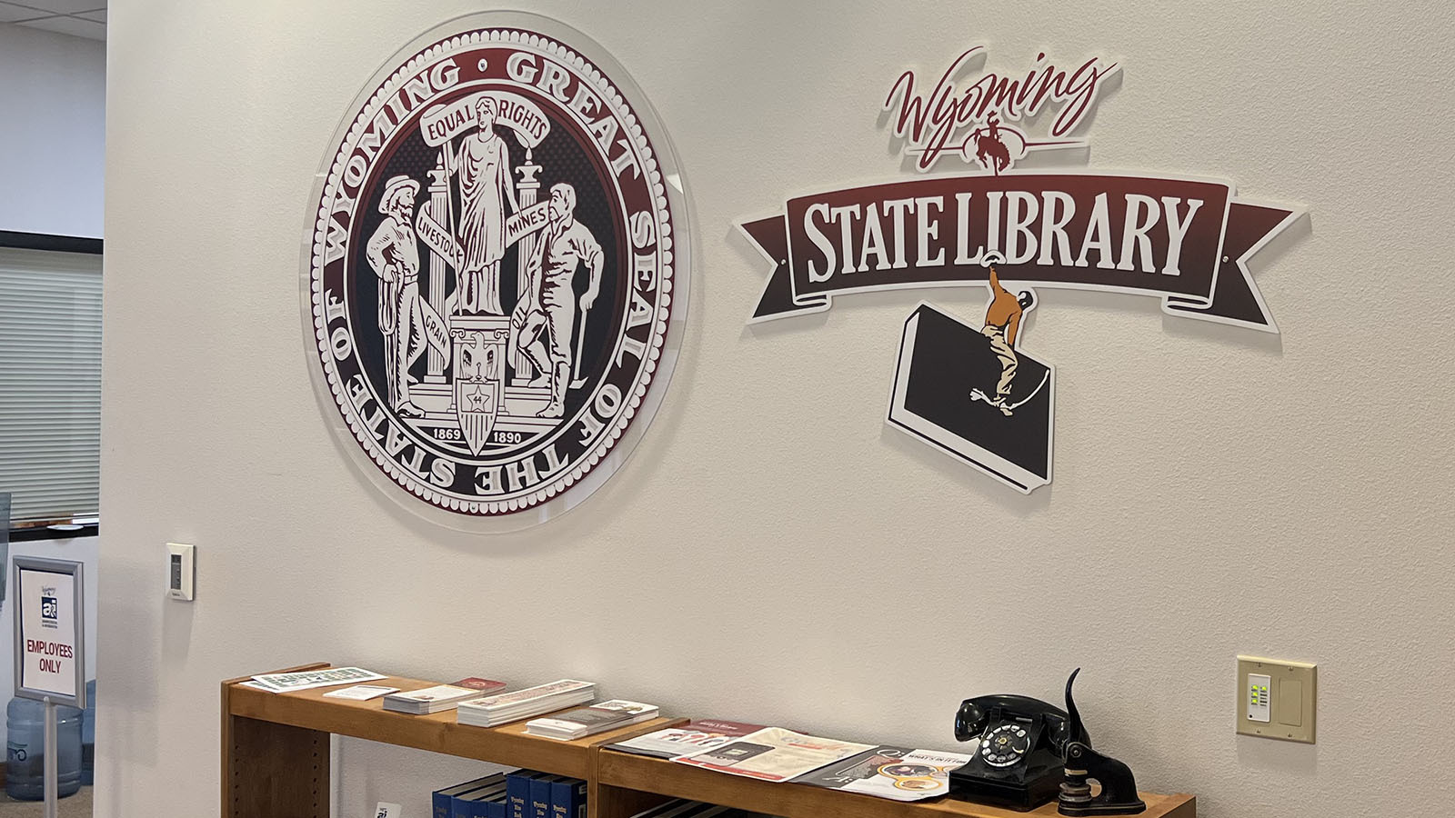 The Wyoming State Library in Cheyenne.