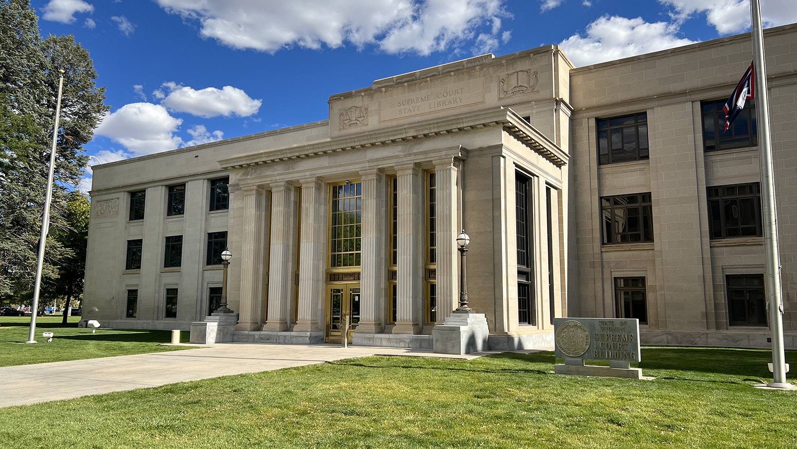 Wyoming Supreme Court building in Cheyenne.