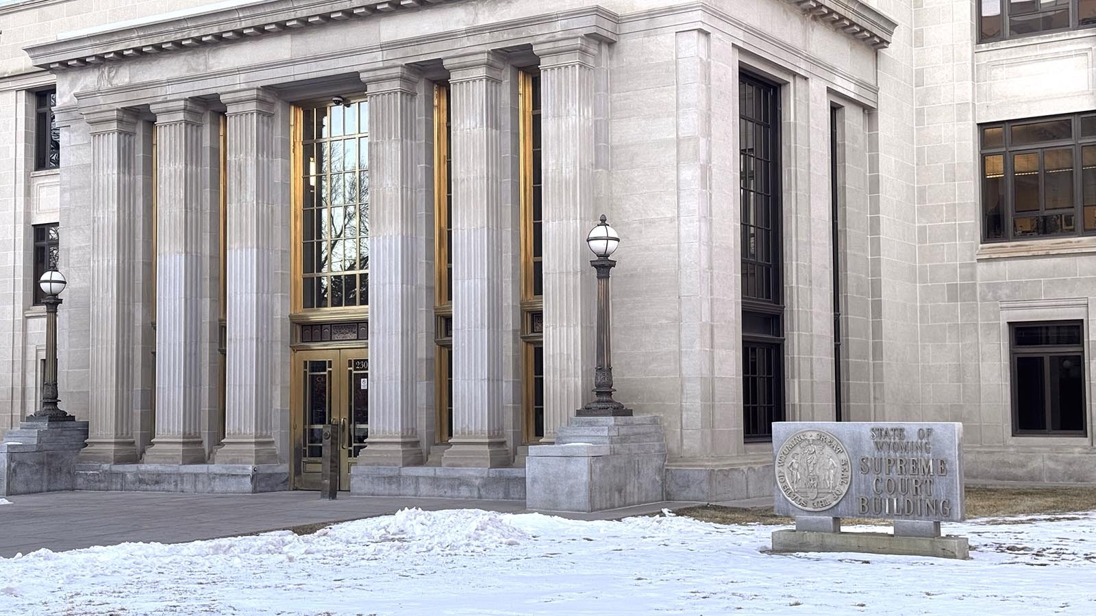 Wyoming Supreme Court building in Cheyenne.