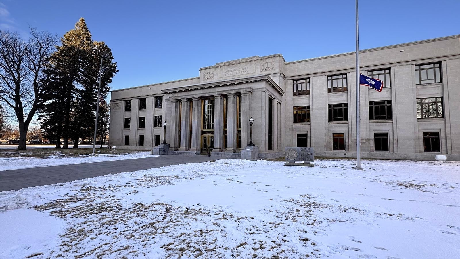 Wyoming Supreme Court building in Cheyenne.
