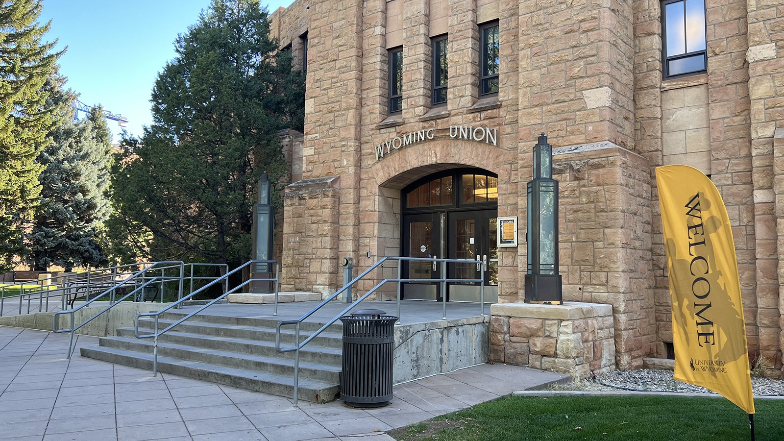 The Wyoming Union building on the University of Wyoming campus in Laramie.