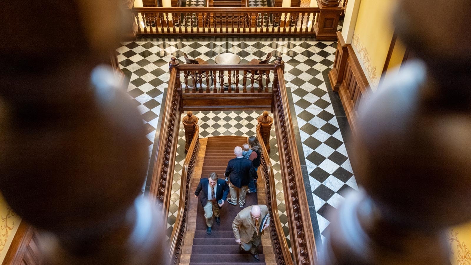 Wyoming capitol stairs 1 24 25