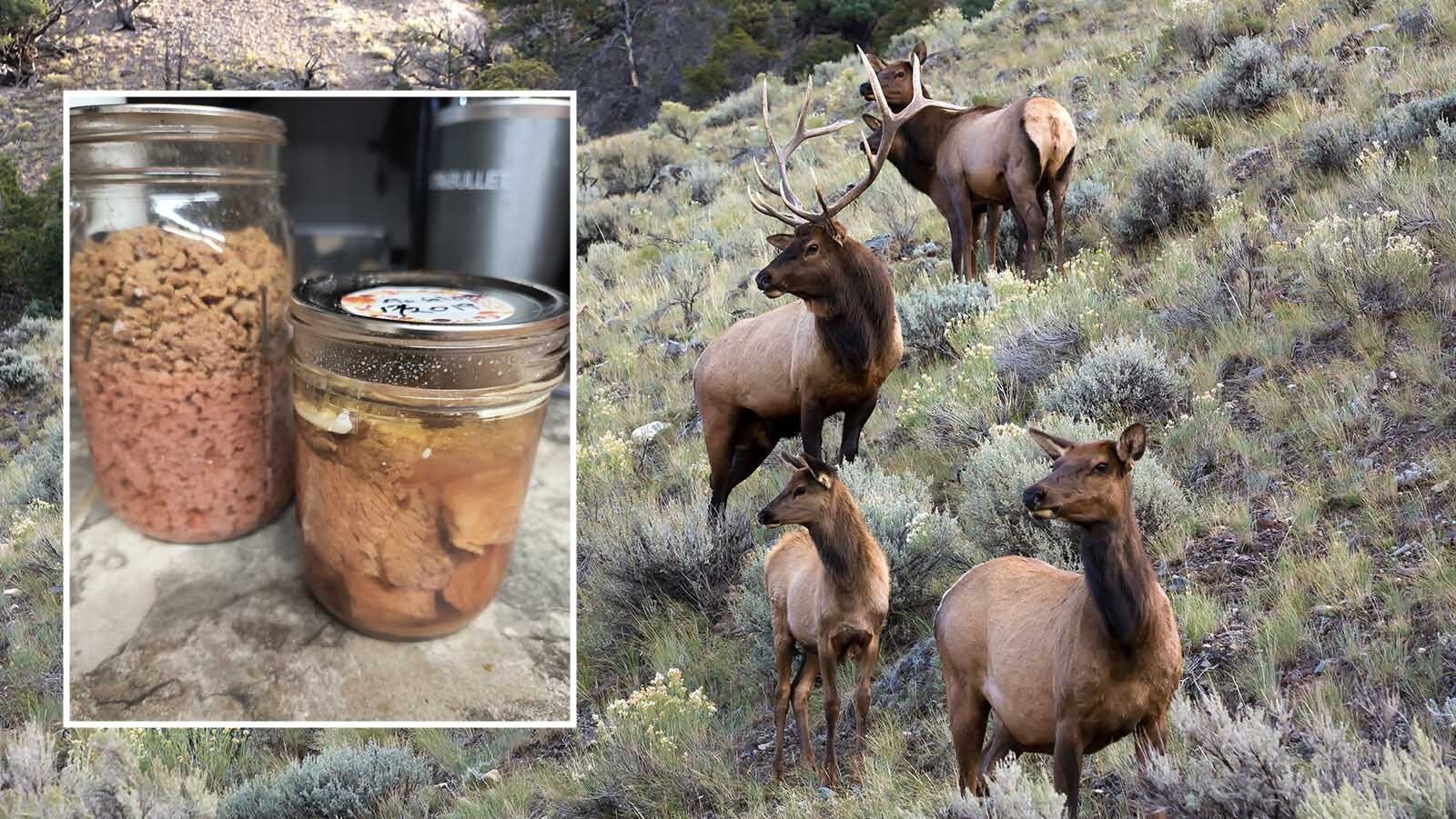 Canning meat in glass jars works for antelope, beef hamburger and other meats, say Warren Wittstruck and Ellie Sterman of Pine Bluffs.