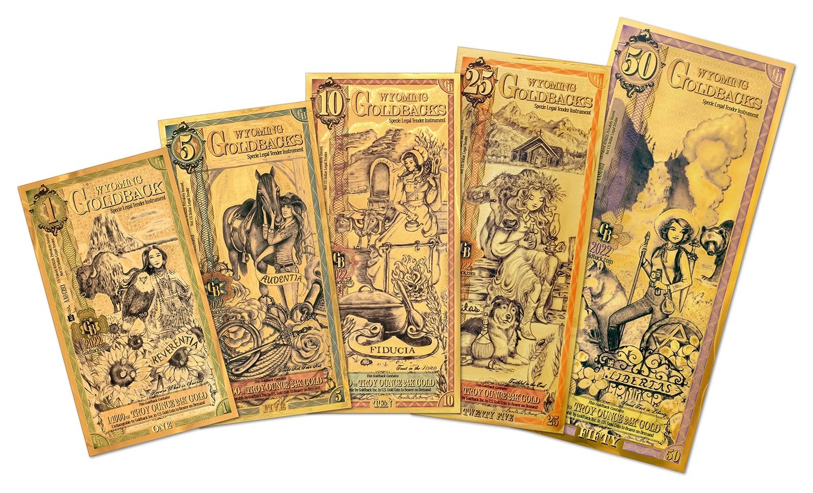 Wyoming goldbacks fan 9 26 22