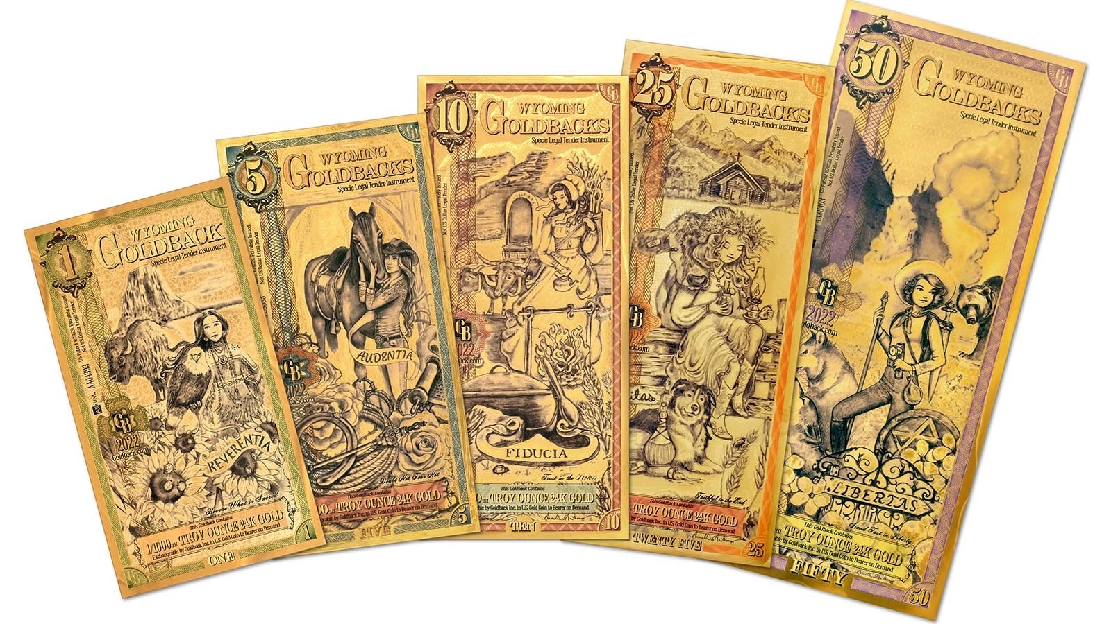 Wyoming goldbacks fan 9 26 22