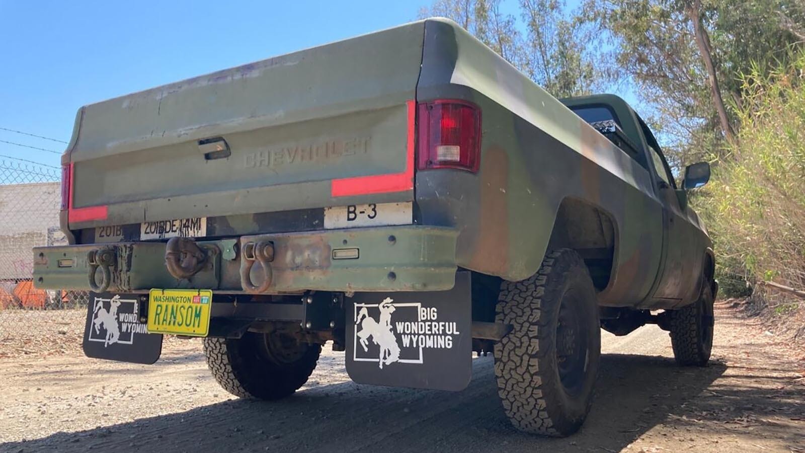 There was a time when nearly every pickup and Jeep in Wyoming — and neighboring states — sported huge “Big Wonderful Wyoming” mud flaps.