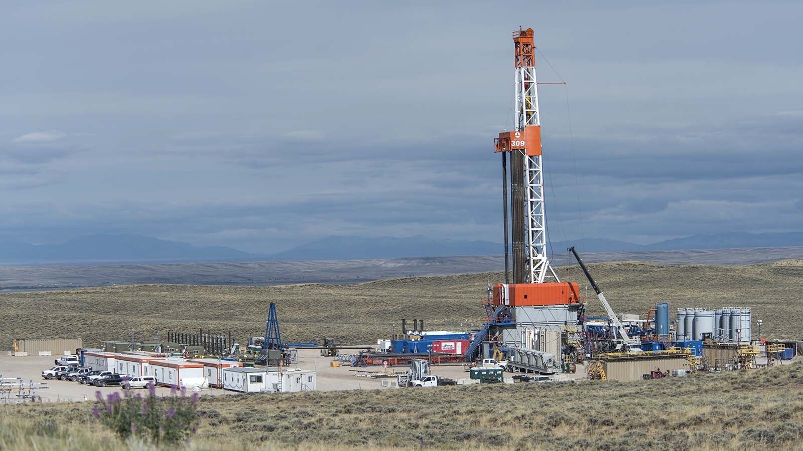 A rig operating in Wyoming, file photo.