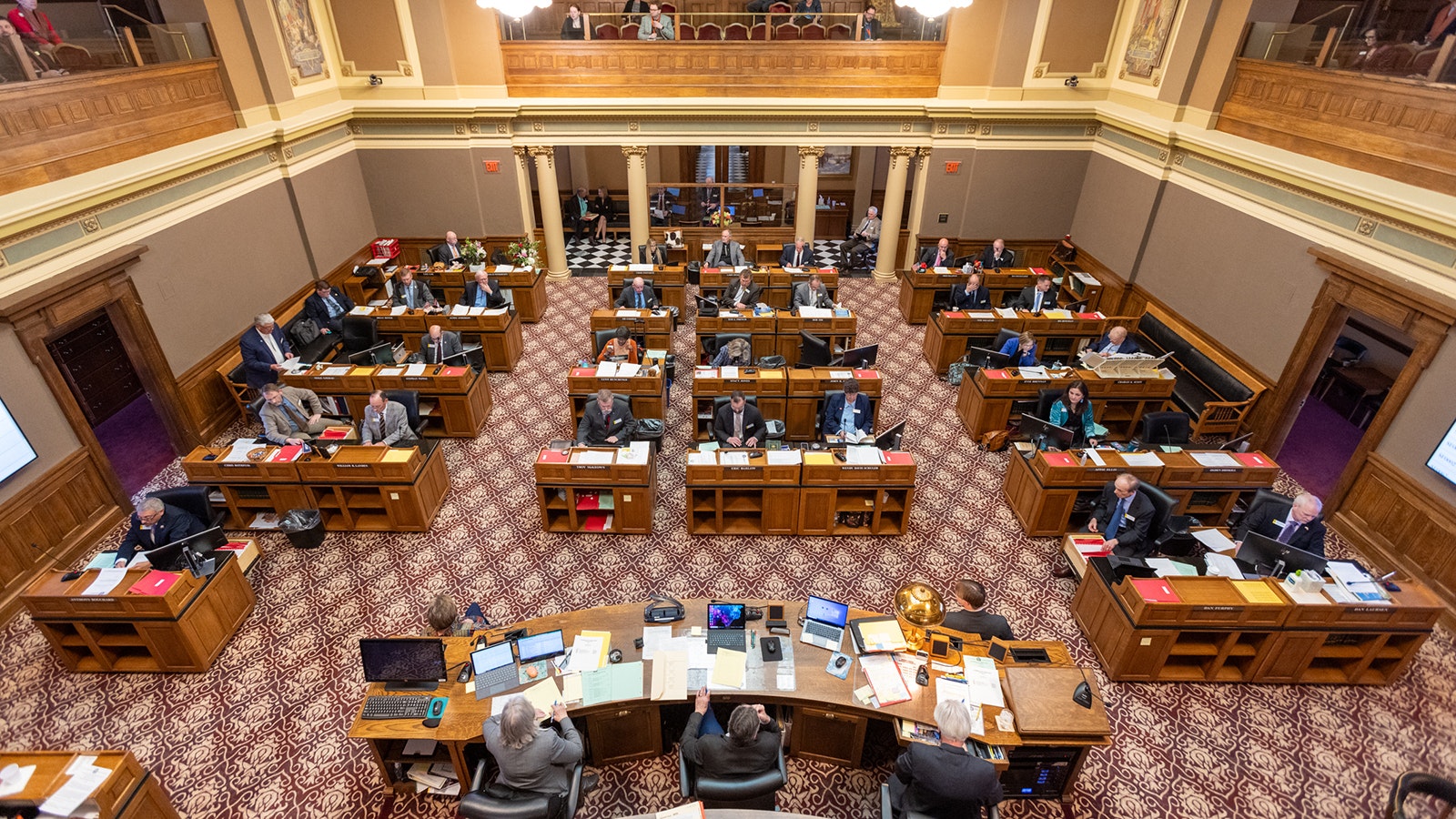 The 2024 Wyoming Senate meets on Feb. 13, 2024.