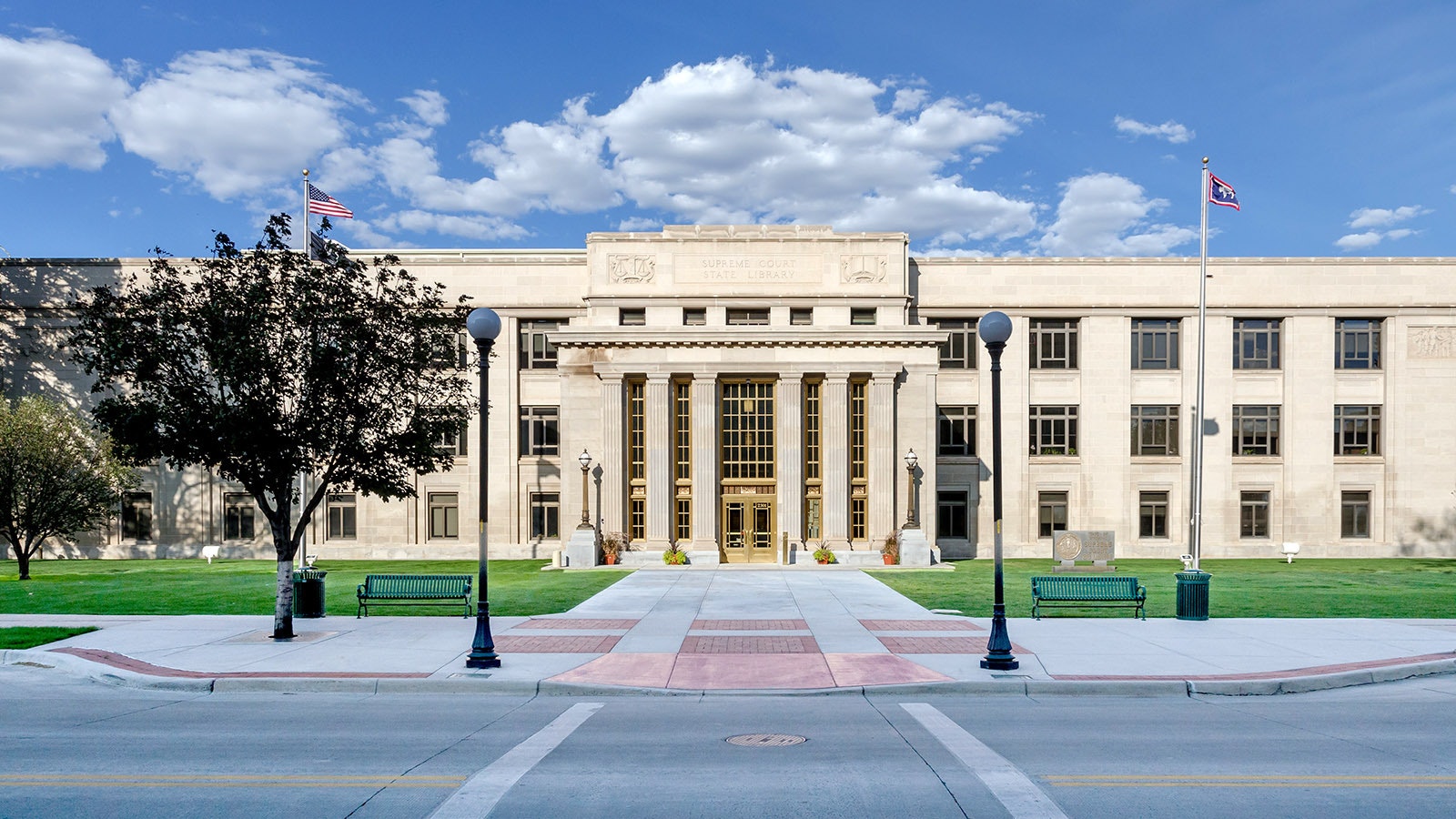 Wyoming supreme court building 5 22 23
