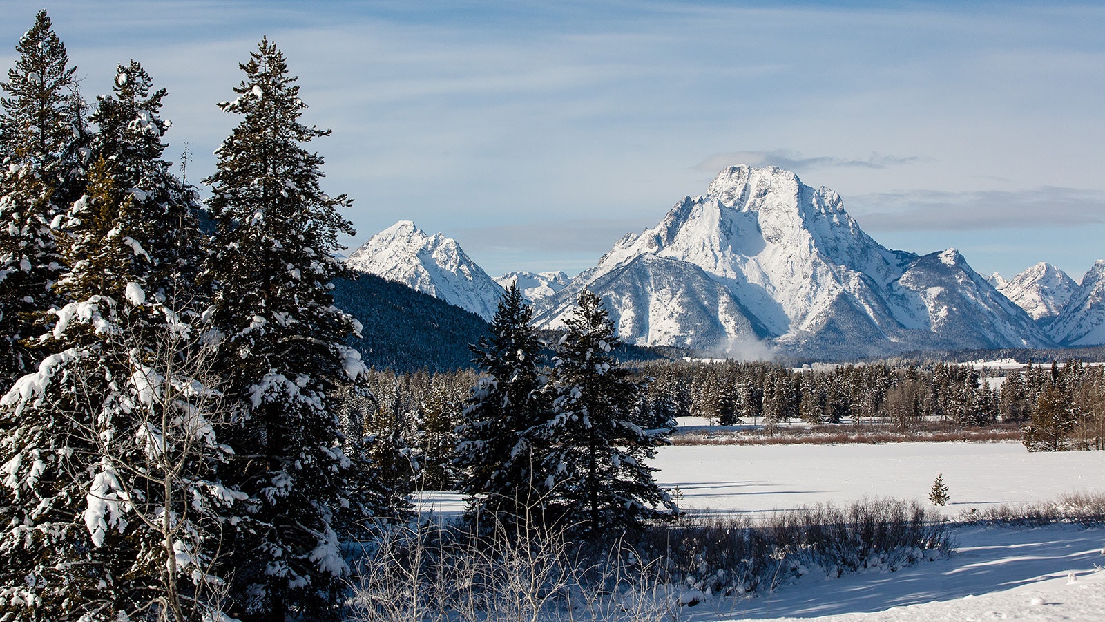 Wyoming tetons snow 2 8 24