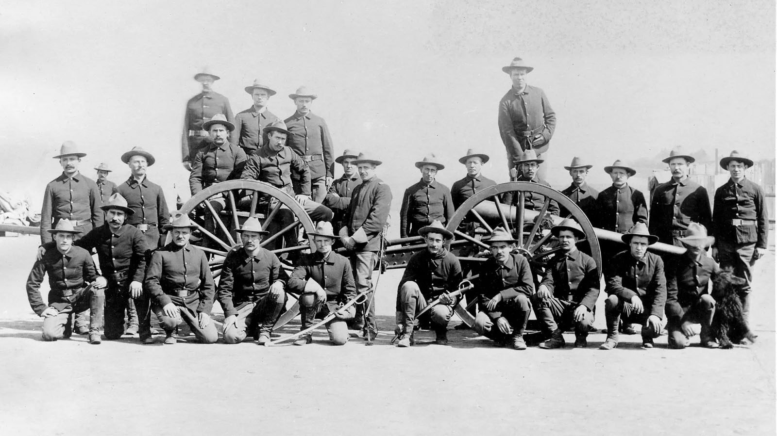 Wyoming's first artillery deployment.