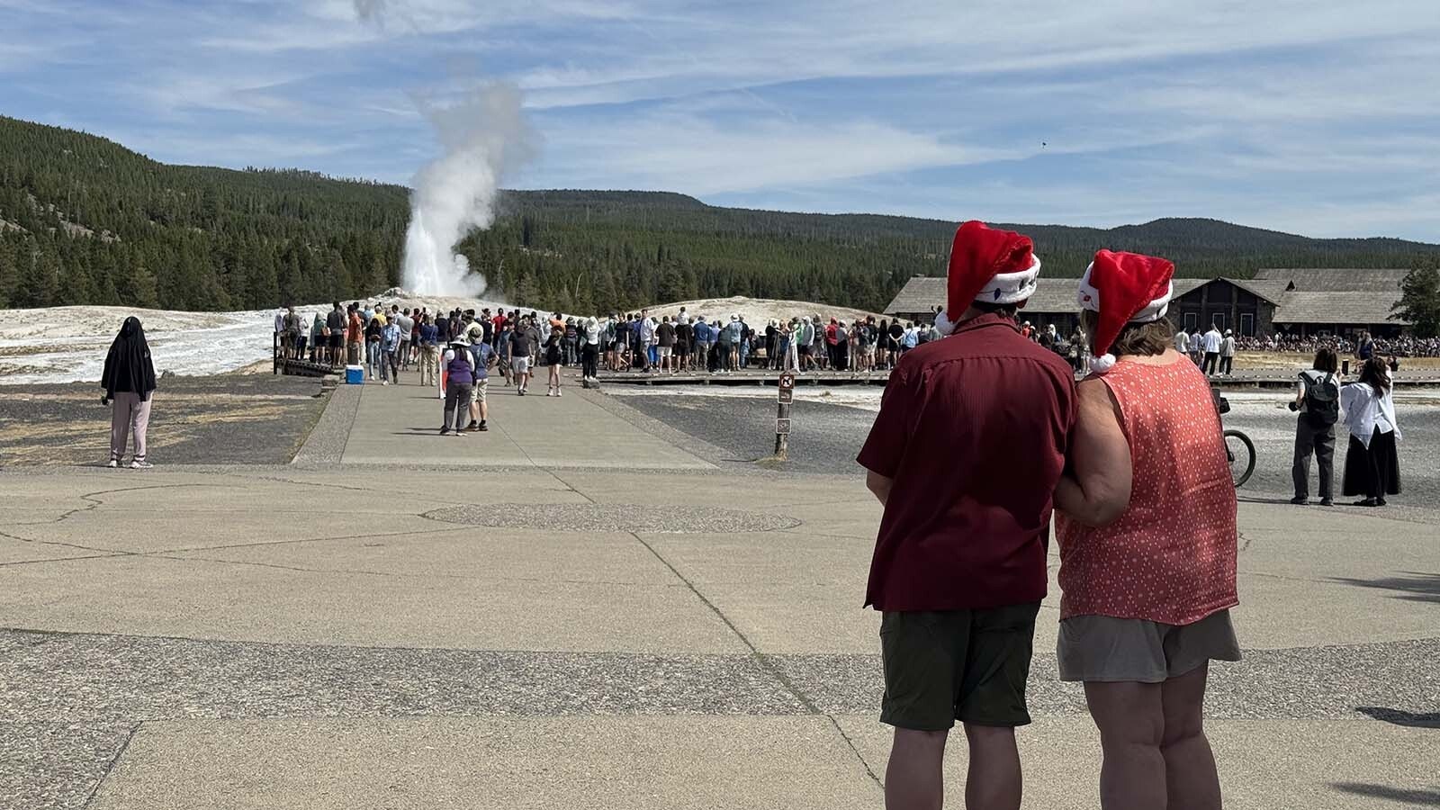 Forget the night before Christmas, Santa hits Yellowstone National Park four months before. Christmas in August was celebrated Monday, and has been an annual tradition in Yellowstone National Park for more than 70 years.