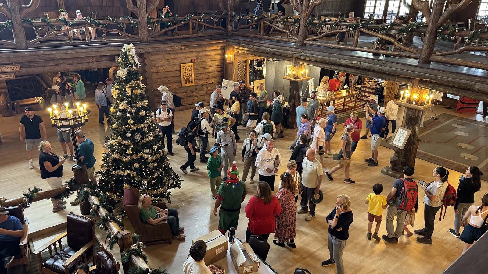 Forget the night before Christmas, Santa hits Yellowstone National Park four months before. Christmas in August was celebrated Monday, and has been an annual tradition in Yellowstone National Park for more than 70 years.