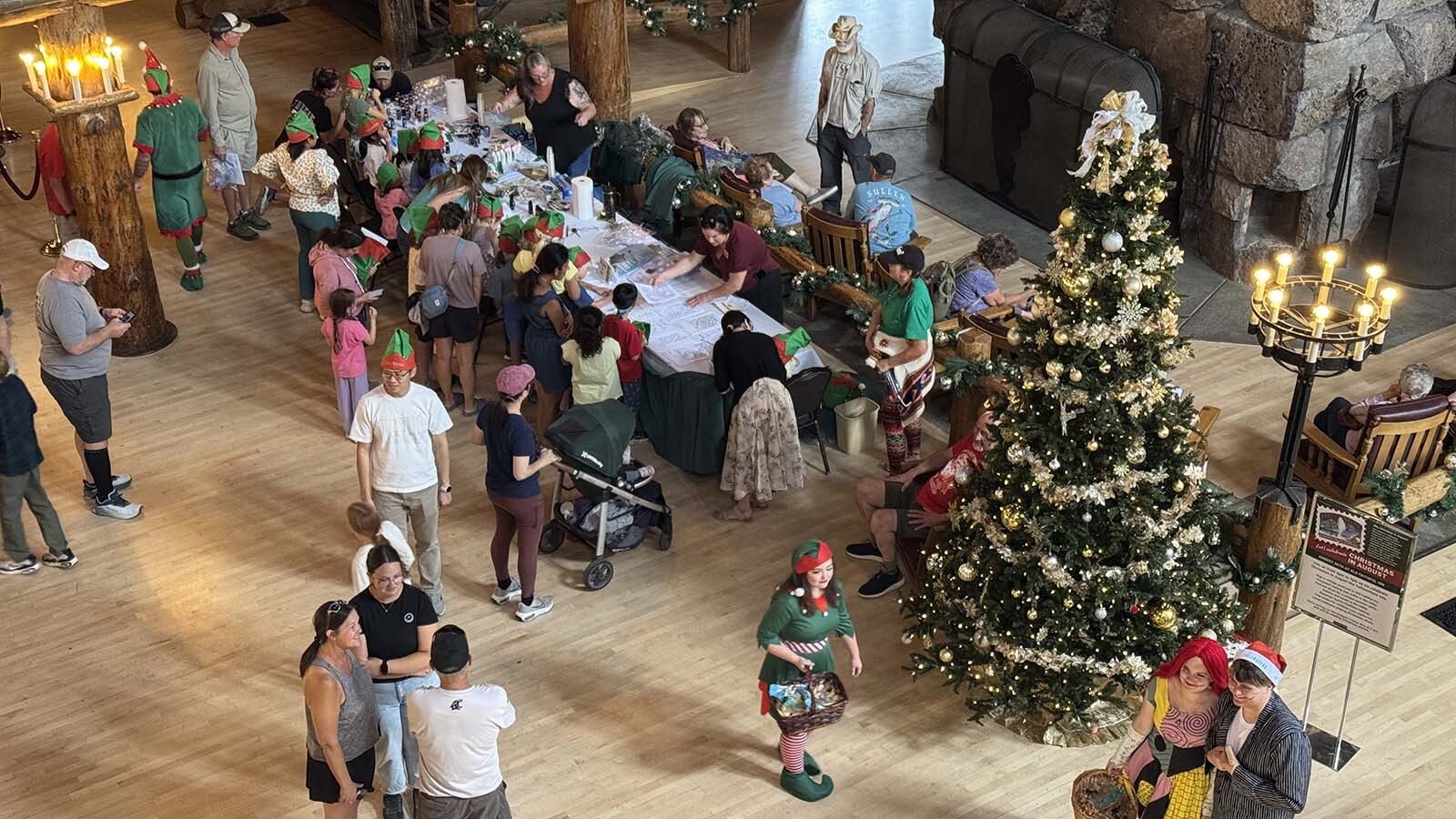 Forget the night before Christmas, Santa hits Yellowstone National Park four months before. Christmas in August was celebrated Monday, and has been an annual tradition in Yellowstone National Park for more than 70 years.