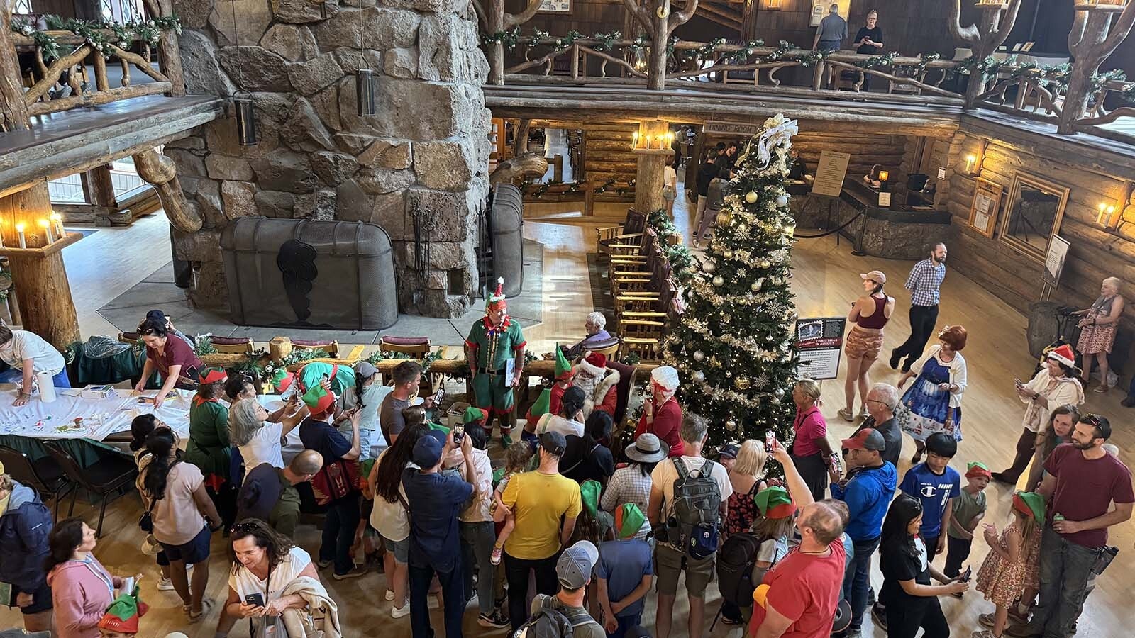 Forget the night before Christmas, Santa hits Yellowstone National Park four months before. Christmas in August was celebrated Monday, and has been an annual tradition in Yellowstone National Park for more than 70 years.