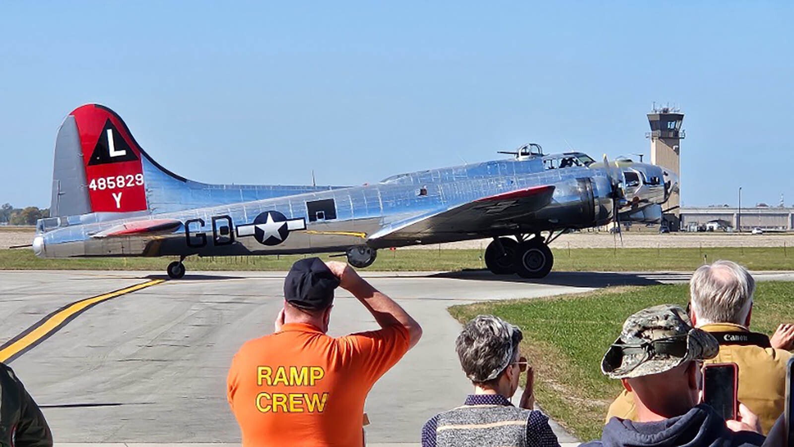 The Yankee Lady, a B-17 Flying Fortress, made her final flight over Wyoming this past week. The vintage World War II bomber remains a favorite of aviation buffs.