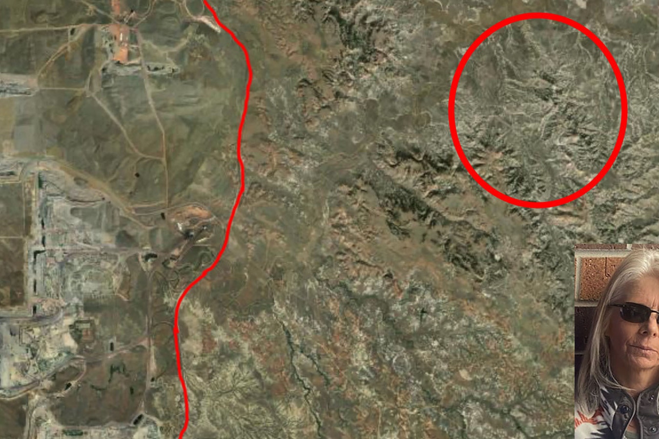 Gillette resident Tami Sturgeon remains missing. She disappeared Saturday in the Yellow Hammer Buttes area southeast of Gillette, marked on the map. Also marked is the railroad tracks that run north-south to the west of the area.