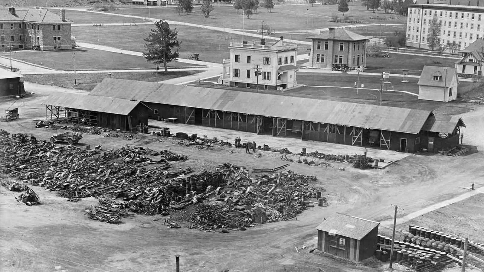 An exploding oil furnace destroyed 81 tour buses at Mammoth Hot Springs on March 30, 1925, threatening to cripple Yellowstone's transportation system with the summer season weeks away. A mammoth effort rebuilt the fleet in time for the park’s opening.