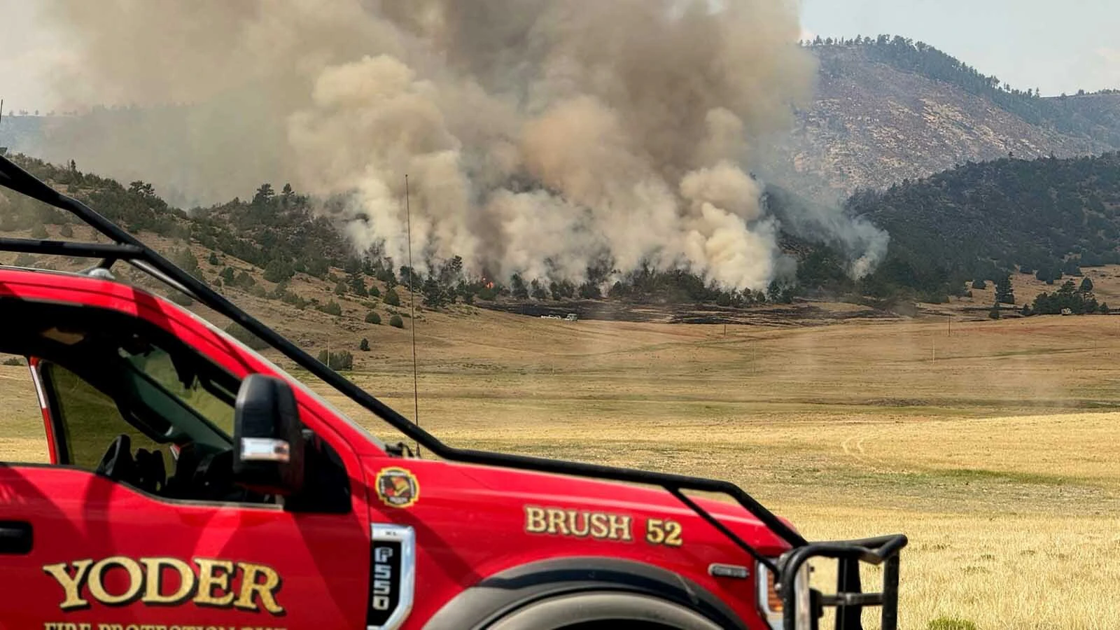 Firefighters with the Yoder Volunteer Fire Department serve roughly 248 square miles in Goshen County.