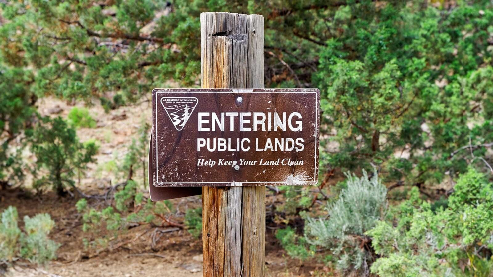 Your public lands sign 6 24 25