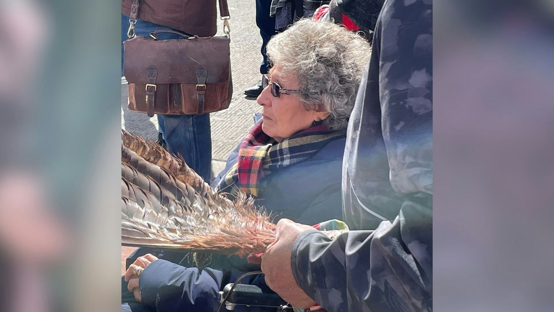 Zedora Enos, great-great-granddaughter of Chief Washakie, attended Friday’s dedication ceremony of a bronze statue of the great Shoshone leader.