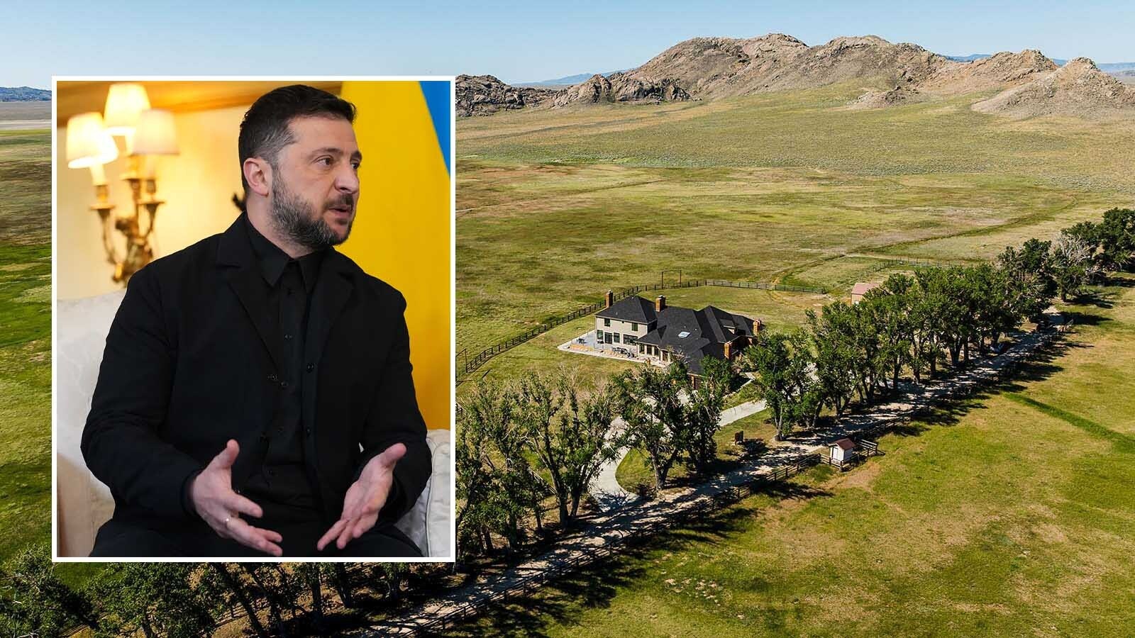 A rumor that Ukranian President Zelensky is buying the 916,000-acre Pathfinder Ranch in Wyoming spread like wildfire Monday. But, it’s not true. However, an offer is pending on the $79.5 million ranch.