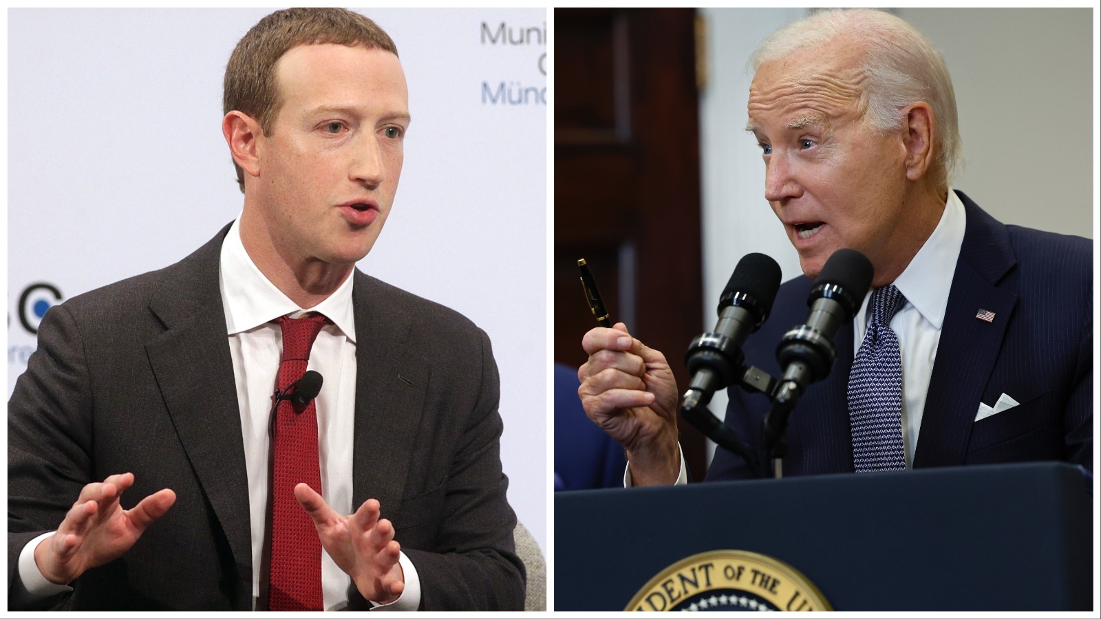 Zuckerberg and biden 7 5 23