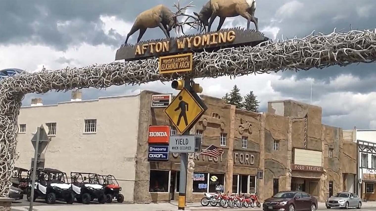 Afton wyoming arch
