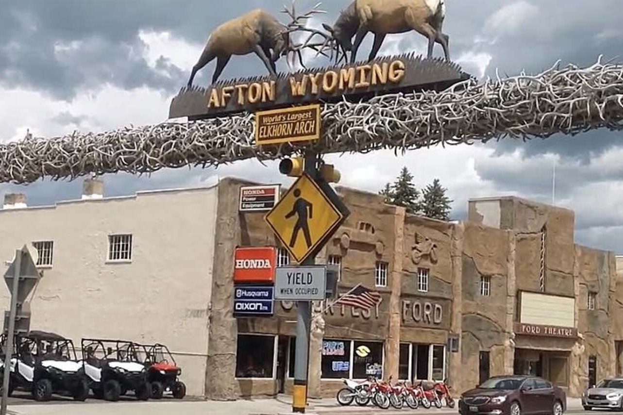 Afton wyoming arch