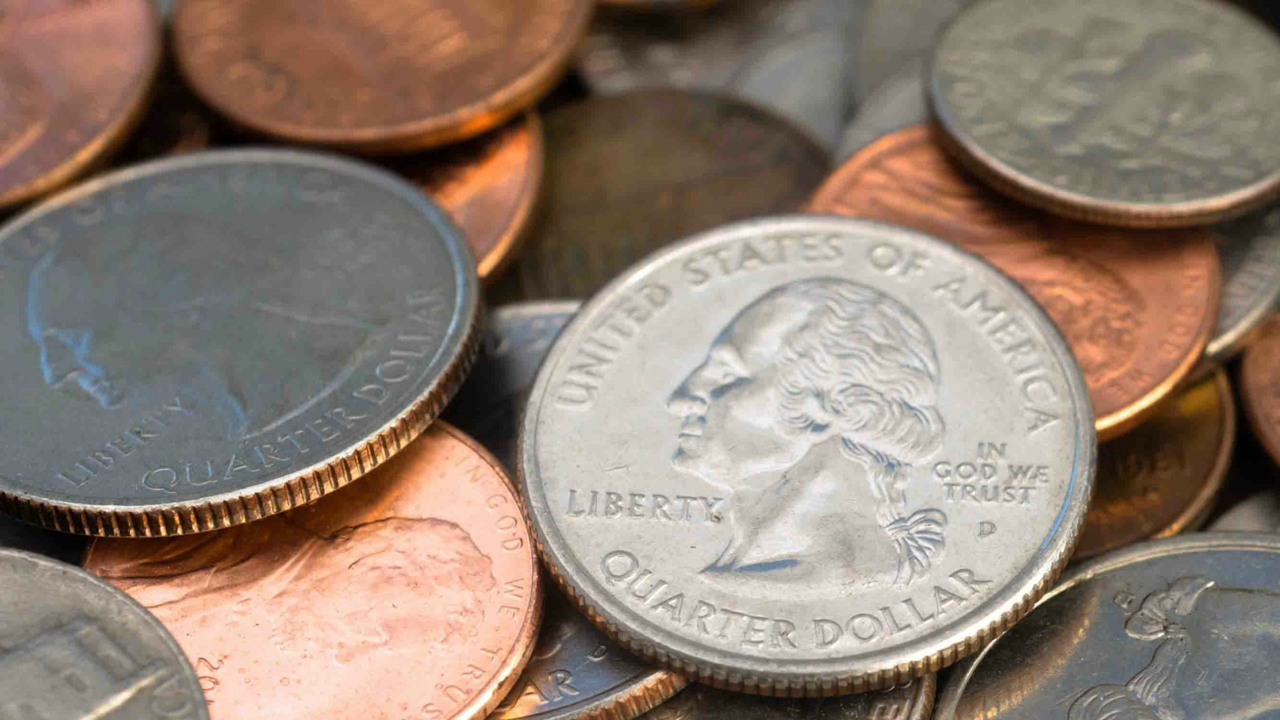 American coins scaled