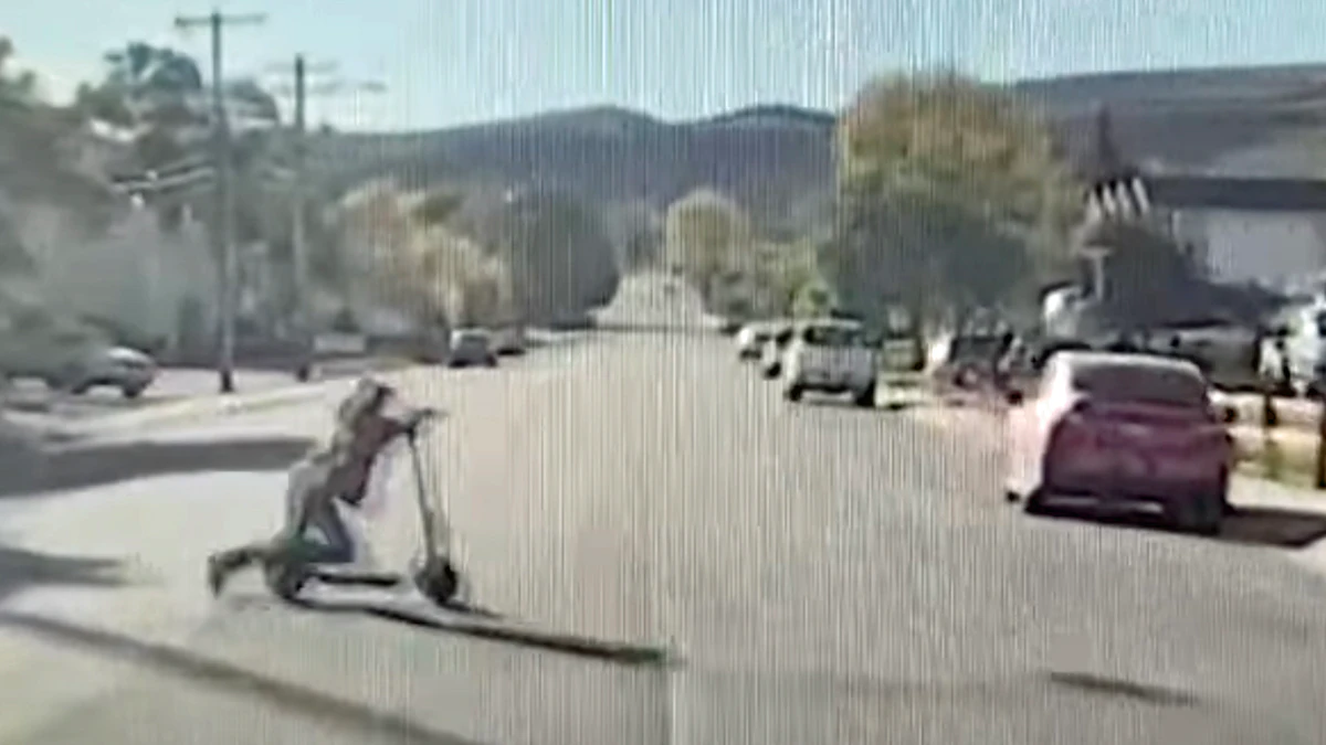 Wyoming Deputy Slams On Brakes, Misses Kid On Electric Scooter By Half A Second | Cowboy State Daily