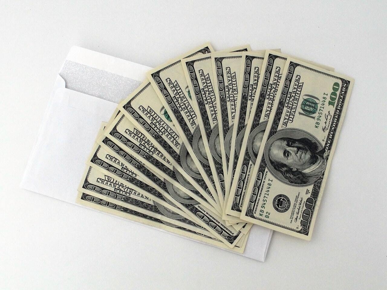 Bank banknotes bribe 534229