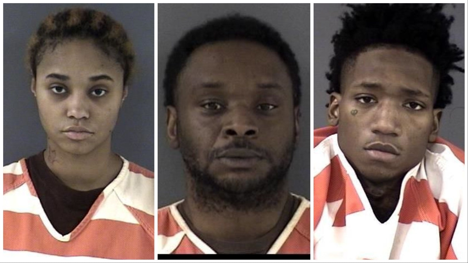 London Beaudoin, Christopher Parish, and Leo Bernard Smith Jr., are accused of fleeing with $25,000 after two unknown characters ripped apart a Cheyenne ATM with a stolen F250.