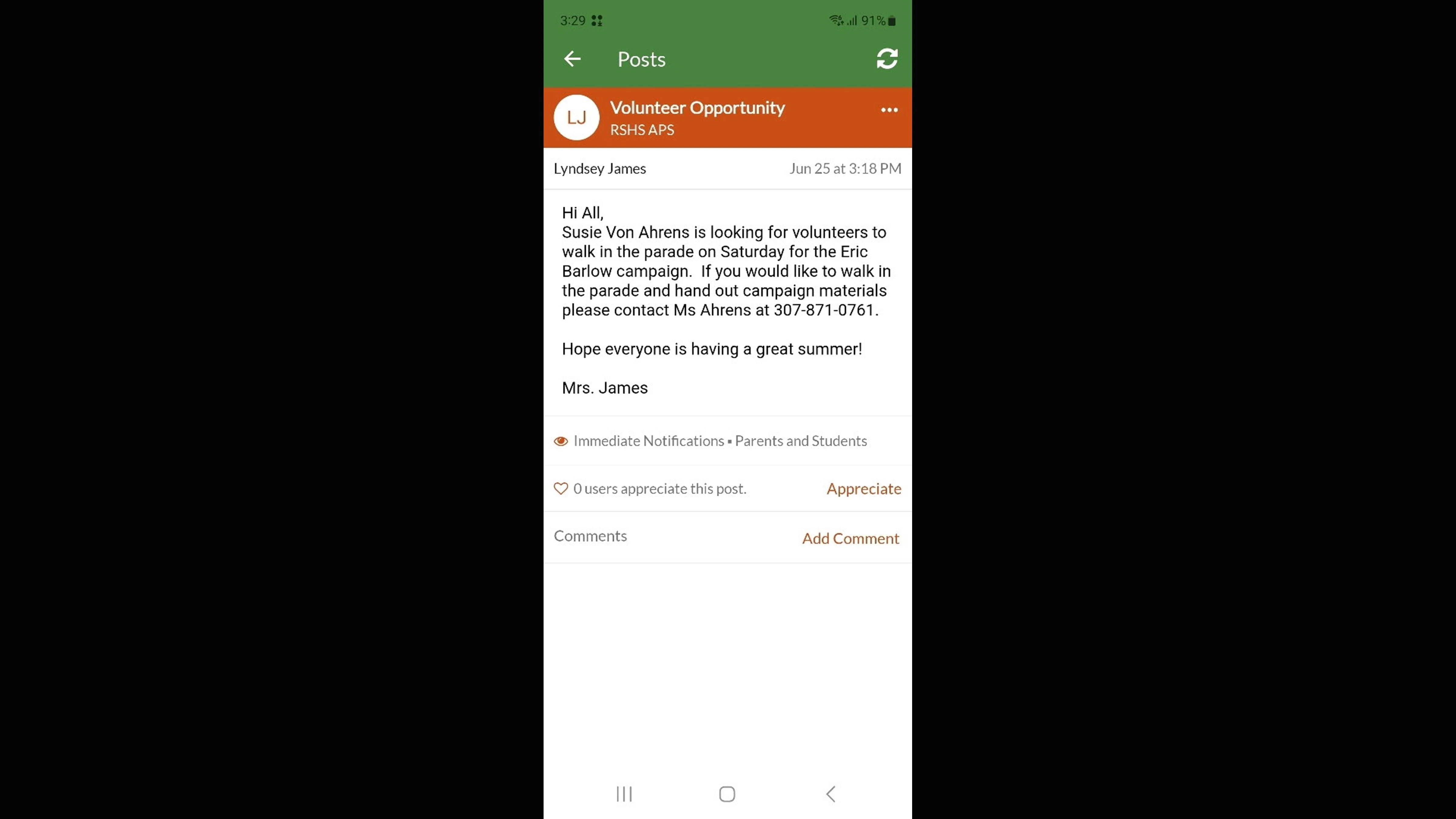 Barlow message 6 30 26