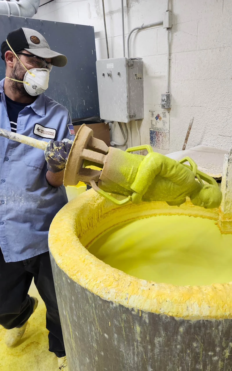 As part of the process of creating the bronze statue to honor former slave, Barney Ford,  the foundry used the ‘lost-wax casting method.’