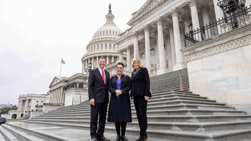 Sen. John Barrasso, Rep. Harriet Hageman, Sen. Cynthia Lummis