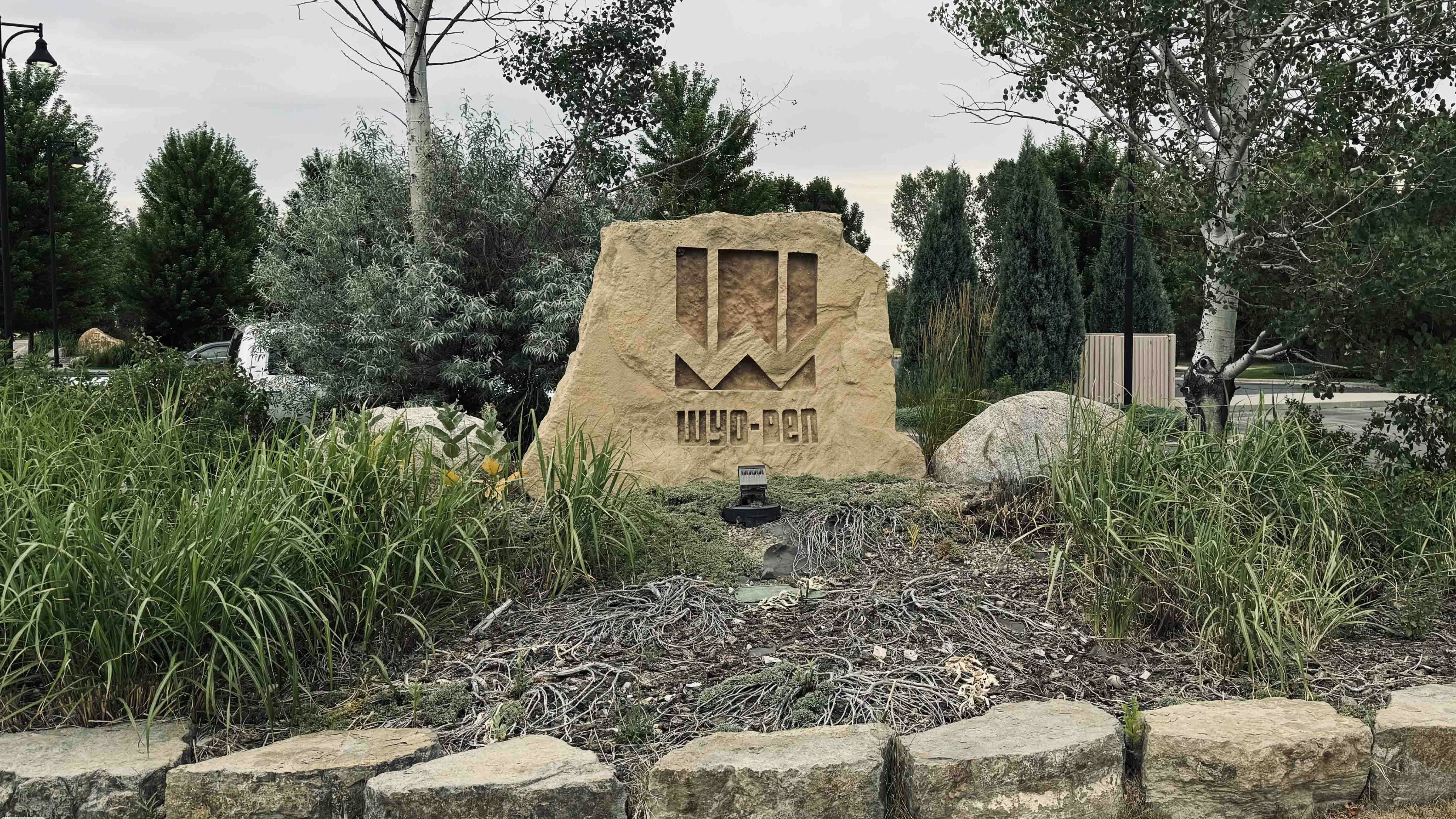 The Wyo-Ben signage in front of its corporate headquarters in Billings, Montana.