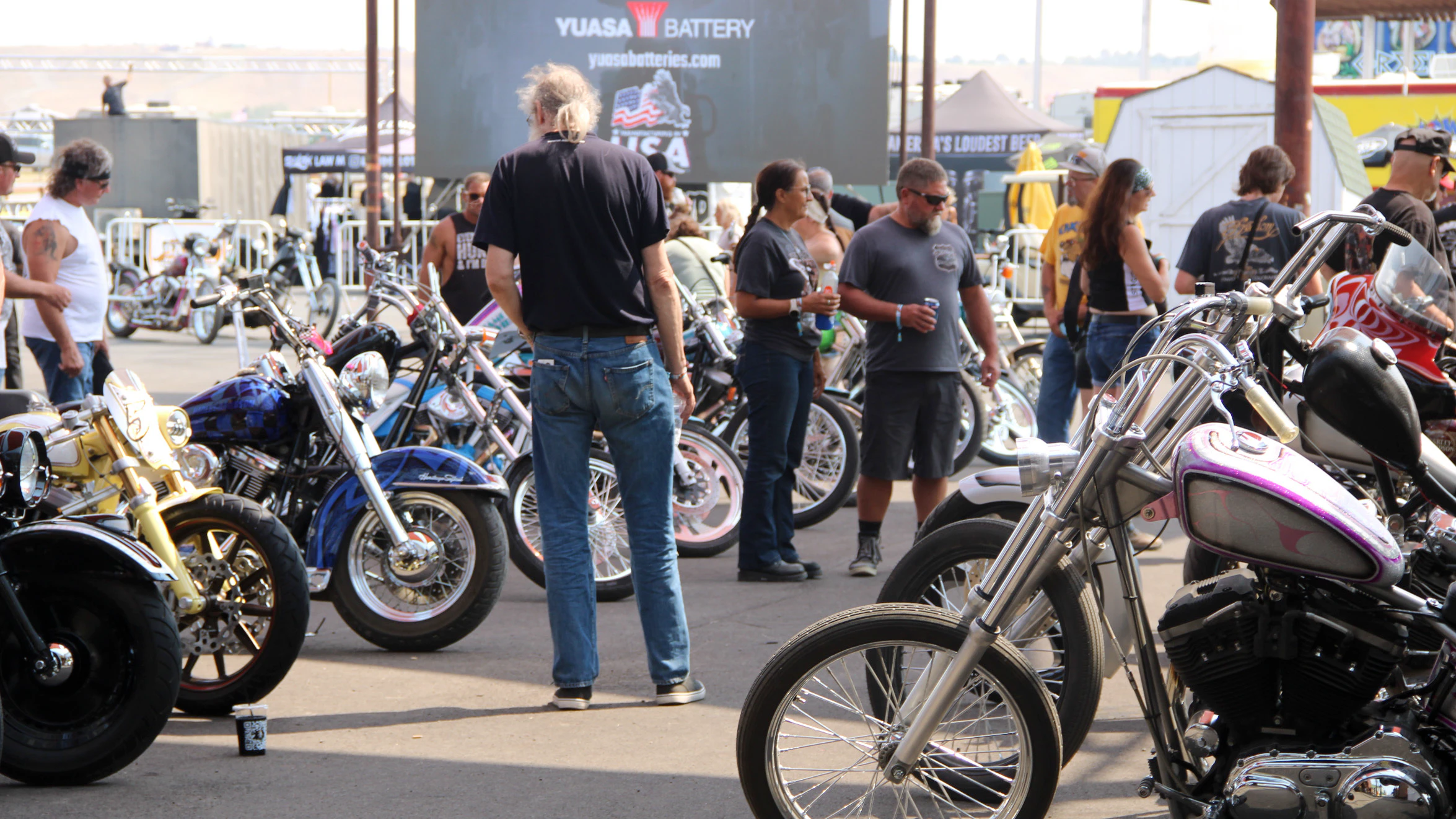 Motorcycles and slingshots of every shape, size and color pack the Buffalo Chip during the Sturgis Motorcycle Rally