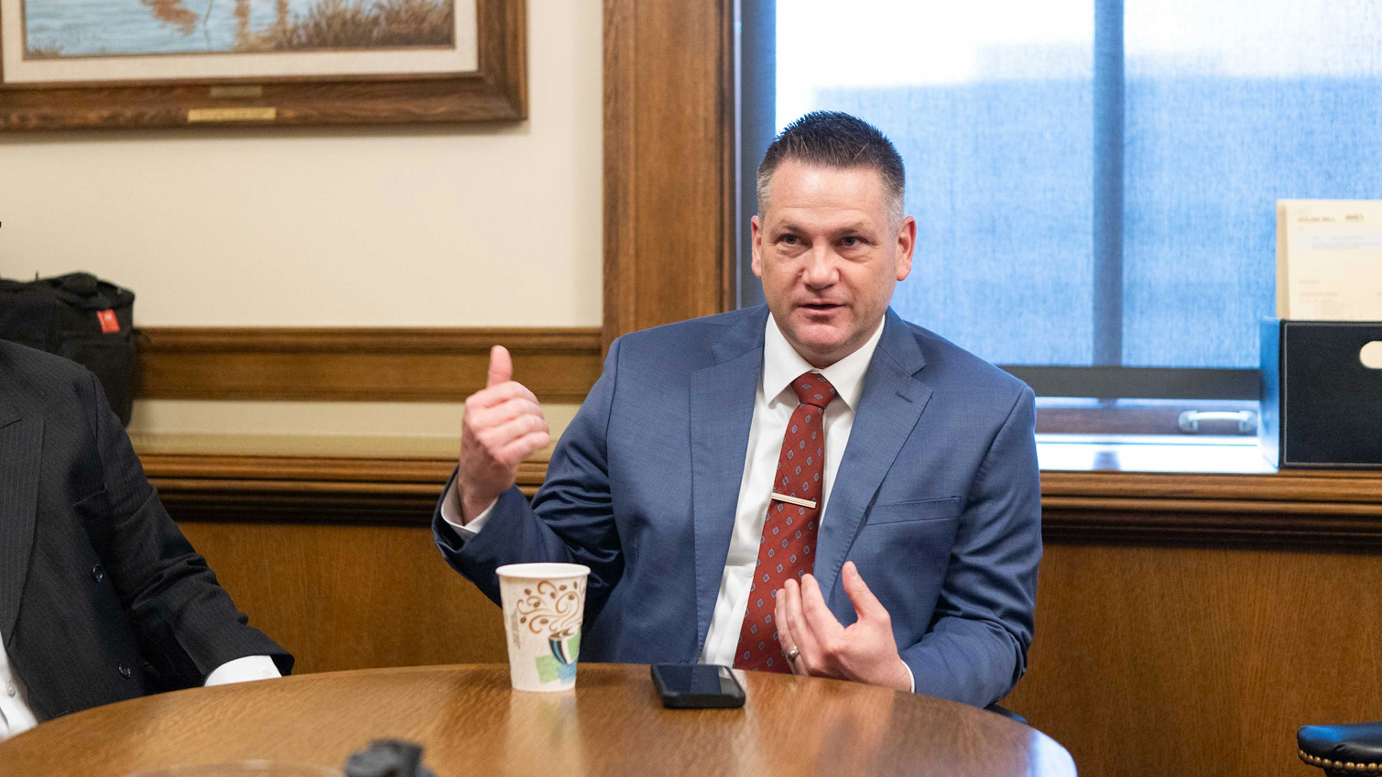 Senate President Bo Biteman on Monday, February 23, 2026