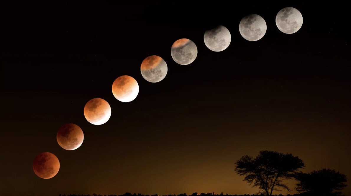 Blood moon lunar eclipse 11 1 22