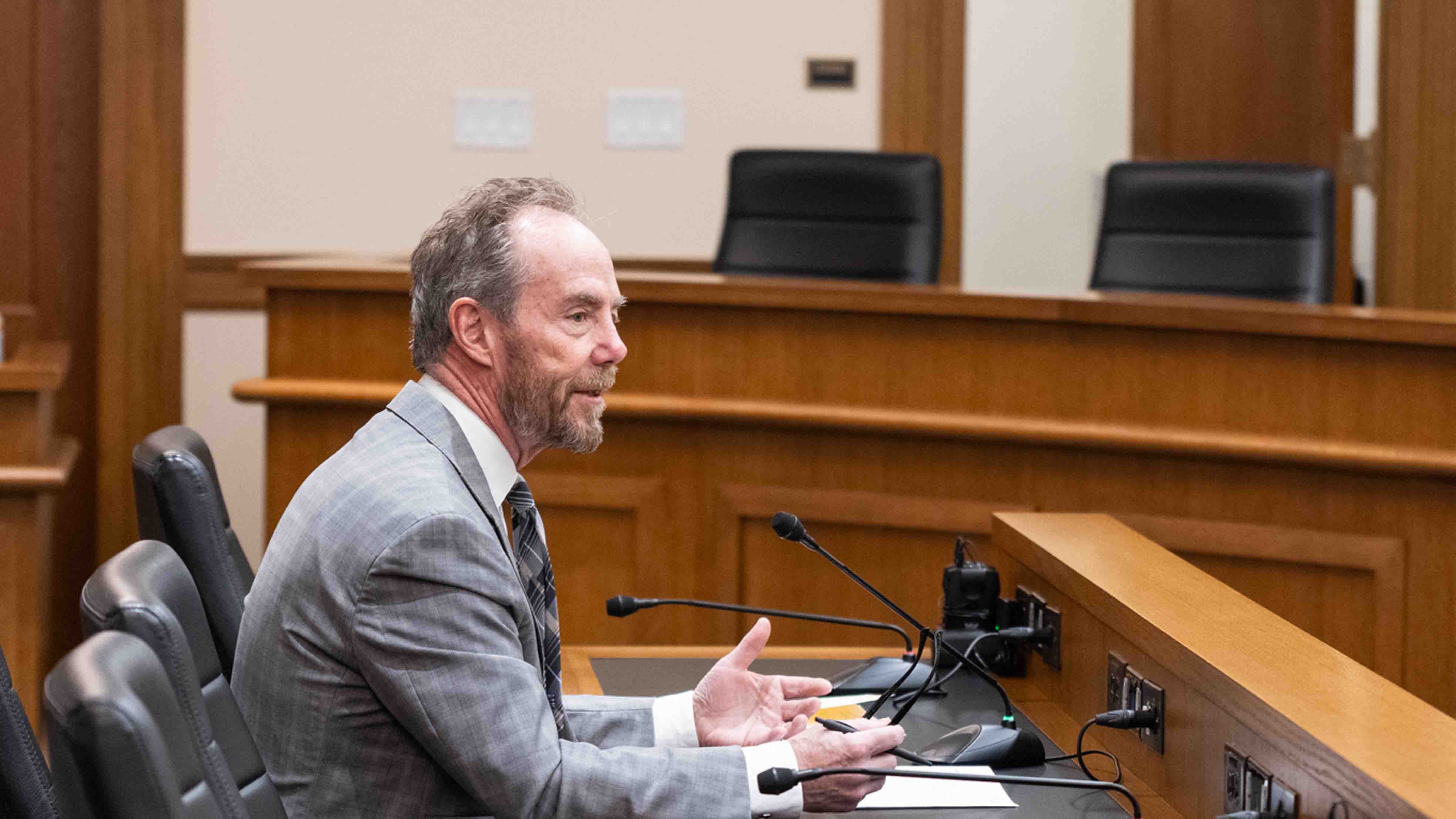 Wyoming lawmakers advanced a resolution Monday seeking state control over federal mineral leasing after removing language affirming federal land ownership. Sen. Bob Ide said the ownership language was the “biggest burr under the saddle."