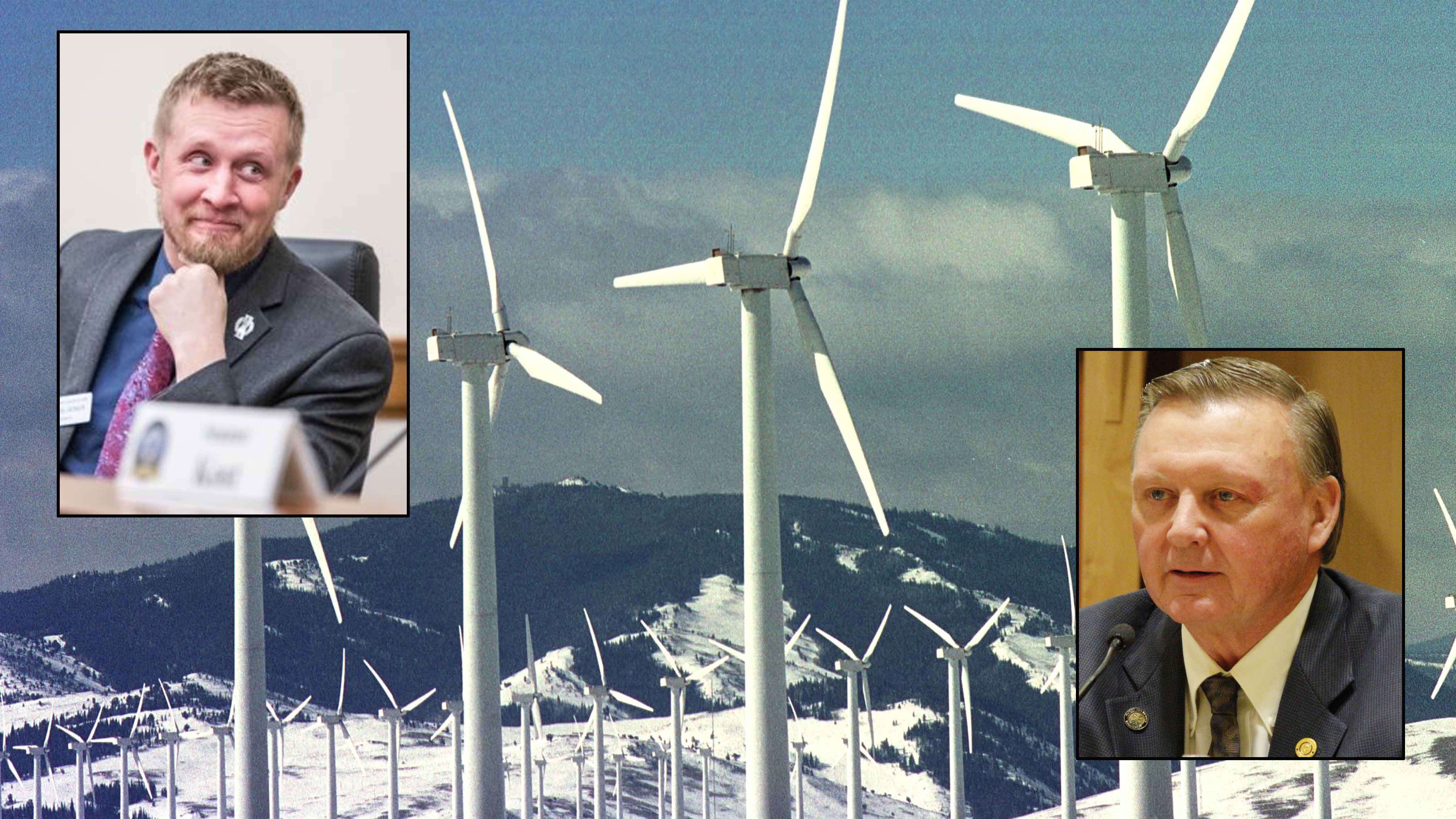 Sen. Brian Boner (left) and State Treasurer Curt Meier (right) are working on a bill to compensate those affected by large industrial projects