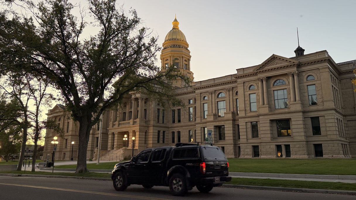 Wyoming State Capitol on October 1, 2025