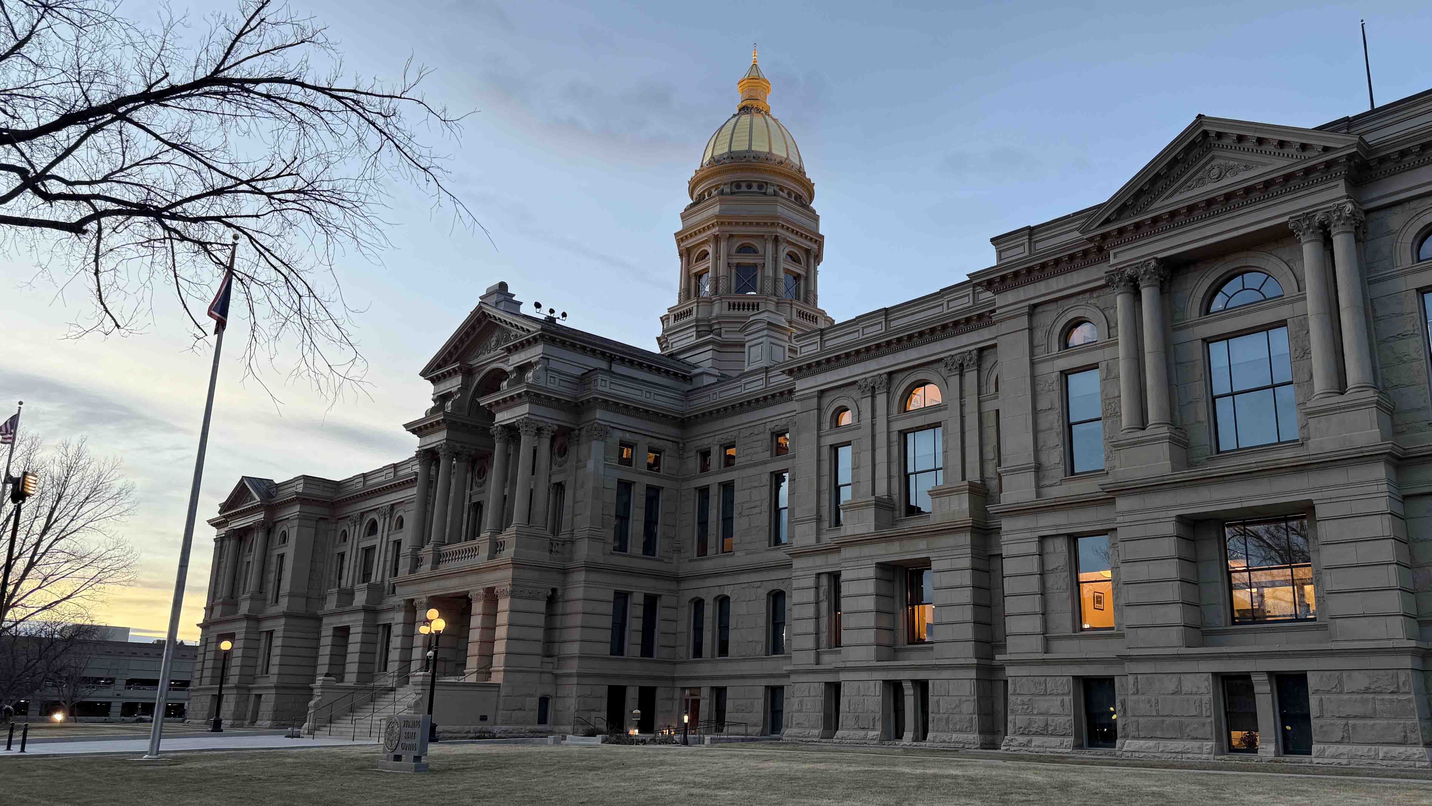 Wyoming State Capitol on November 26, 2025